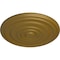 Ekena Millwork Carton Ceiling Medallion (For Canopies up to 3 3/4"), Hand-Painted Gold, 17 3/4"OD x 1 3/8"P CM18CAGLS - alternate 2